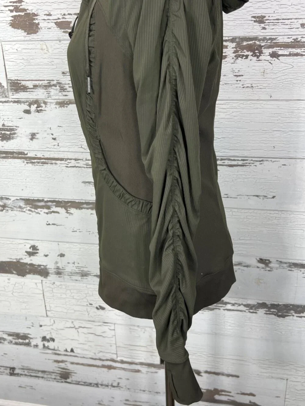 LULULEMON Dance Studio Jacket in Dark Olive Sz 8 #W4BG3S NWOT